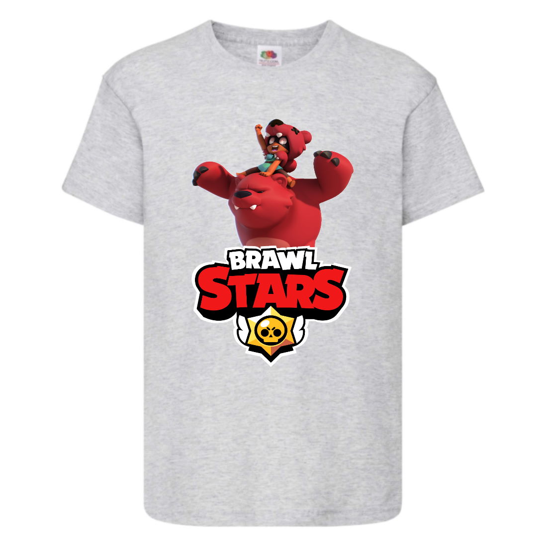 

Футболка детская Бравл Старс Нита (Brawl Stars Nita) серая 164 см