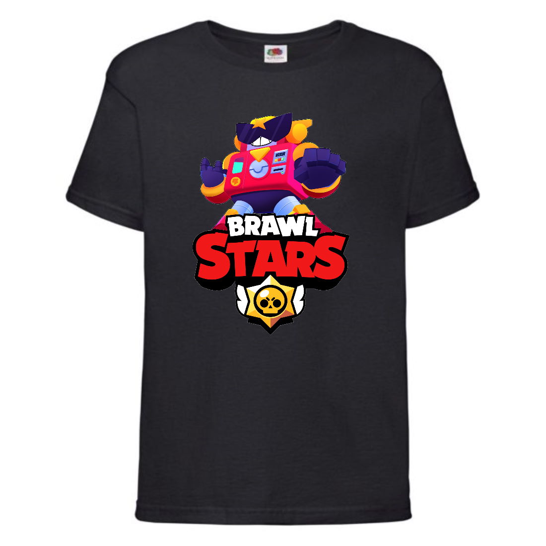 

Футболка детская Бравл Старс Вольт (Brawl Stars Surge) черная 164 см