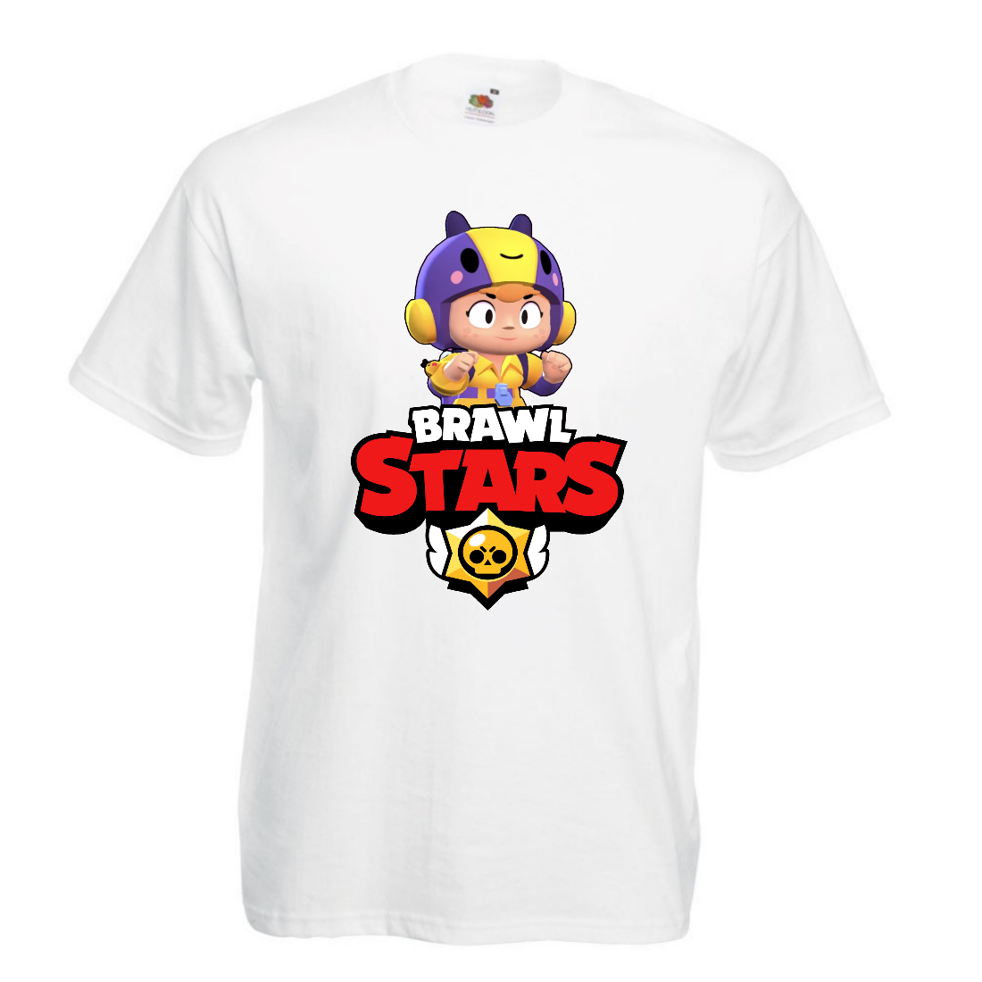 

Футболка детская Бравл Старс Беа 2 (Brawl Stars Bea) белая 128 см