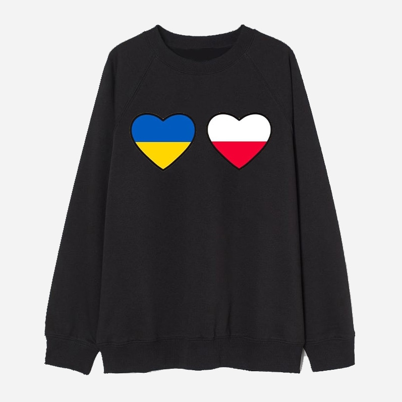 Акція на Світшот Love&Live Ukraina Polska LLP01568 XXXL Чорний від Rozetka