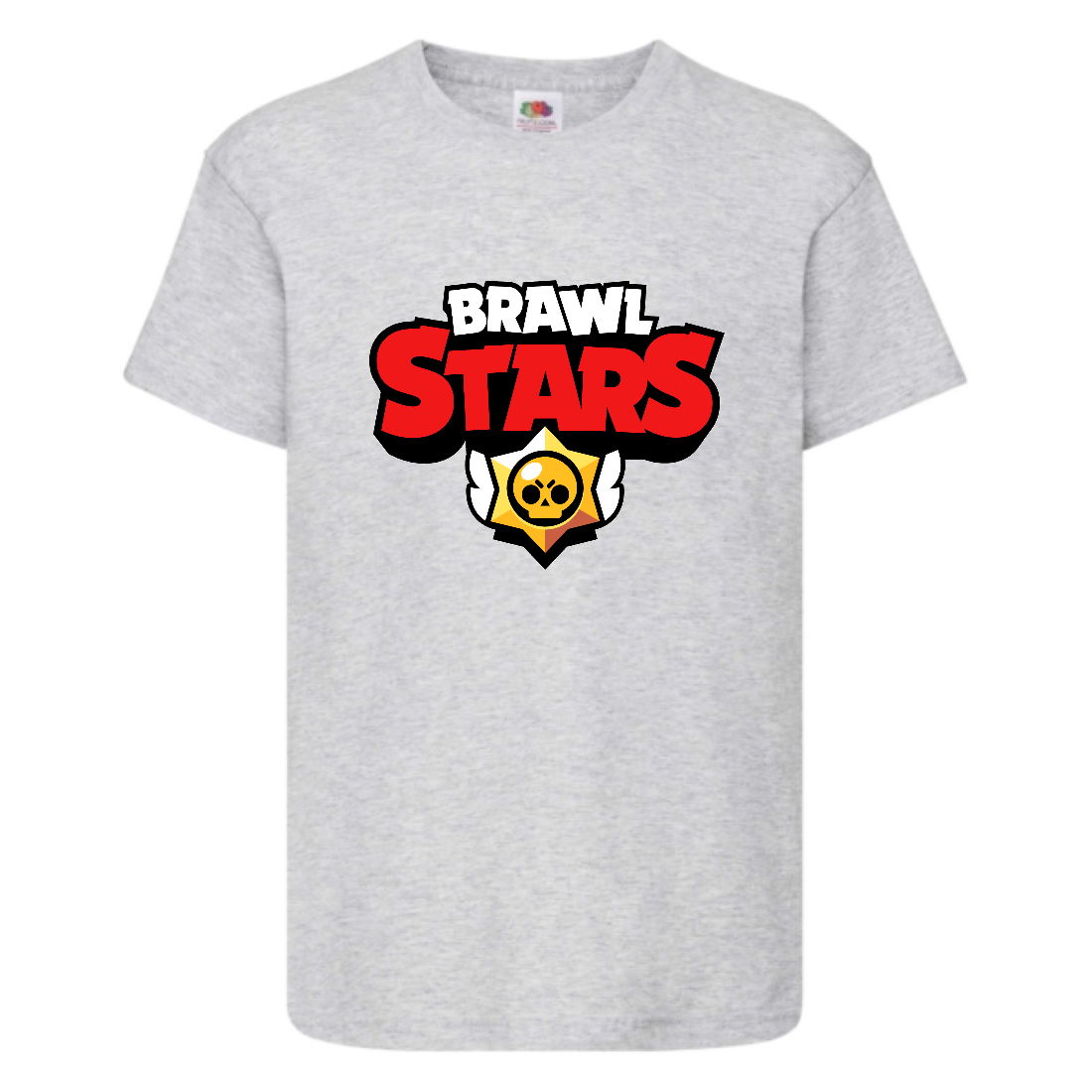 

Футболка детская Бравл Старс (Brawl Stars) серая 116 см