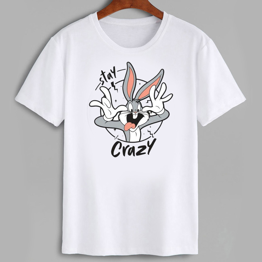 Акція на Футболка Love&Live Bugs Bunny is crazy LLP02355 2XL Біла від Rozetka