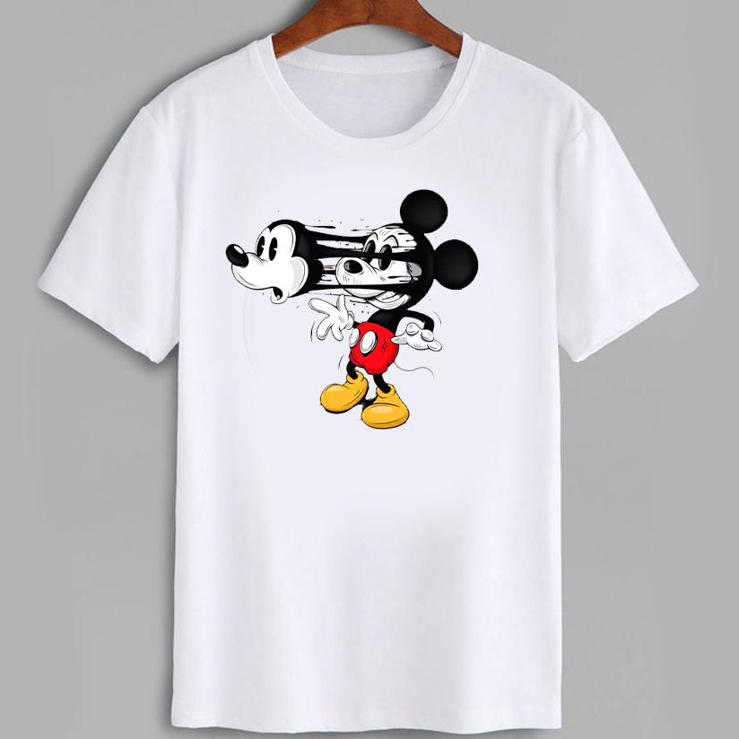 Акція на Футболка Love&Live Mickey is crazy LLP02359 L Біла від Rozetka