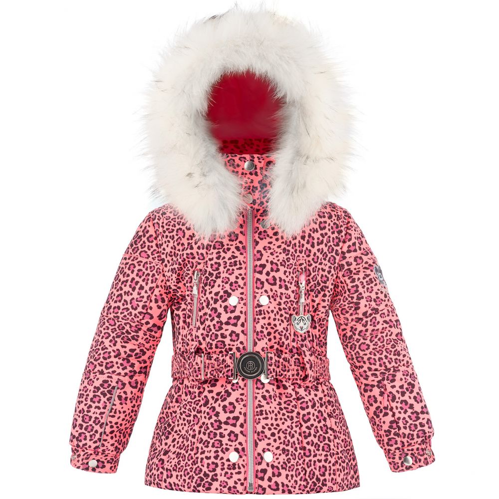 

Куртка для девочки Poivre Blanc Pink leopard W18-1008 -BBGL 104