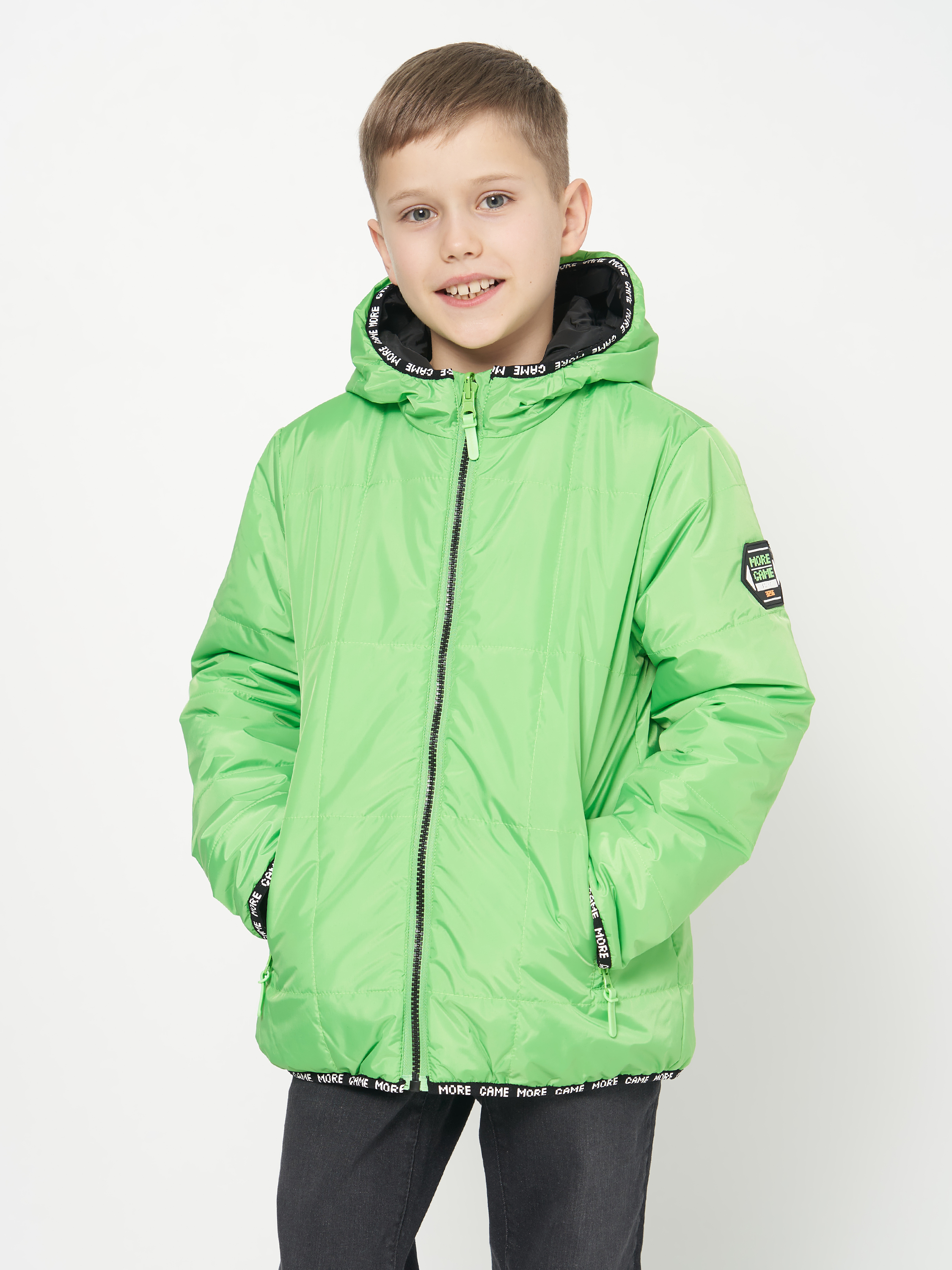 Акція на Дитяча демісезонна куртка для хлопчика Coccodrillo Outerwear Boy Kids ZC2152502OBK-022 104 см Різнокольорова від Rozetka