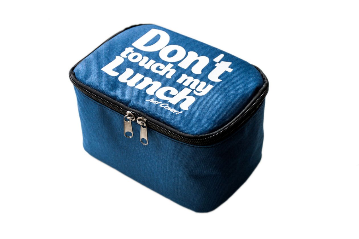 

Ланч-бэг Just cover "Don't touch my lunch" синий 195 х 125 х 125 мм