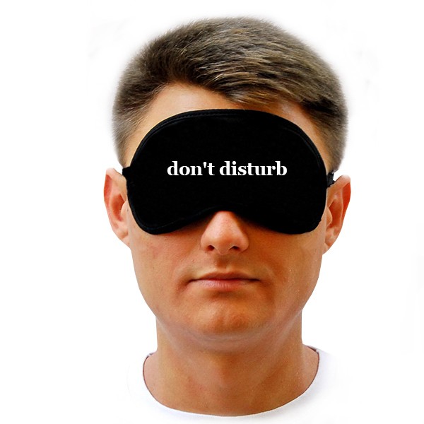 

Маска для сна Fuddy-Duddy "Don't disturb"