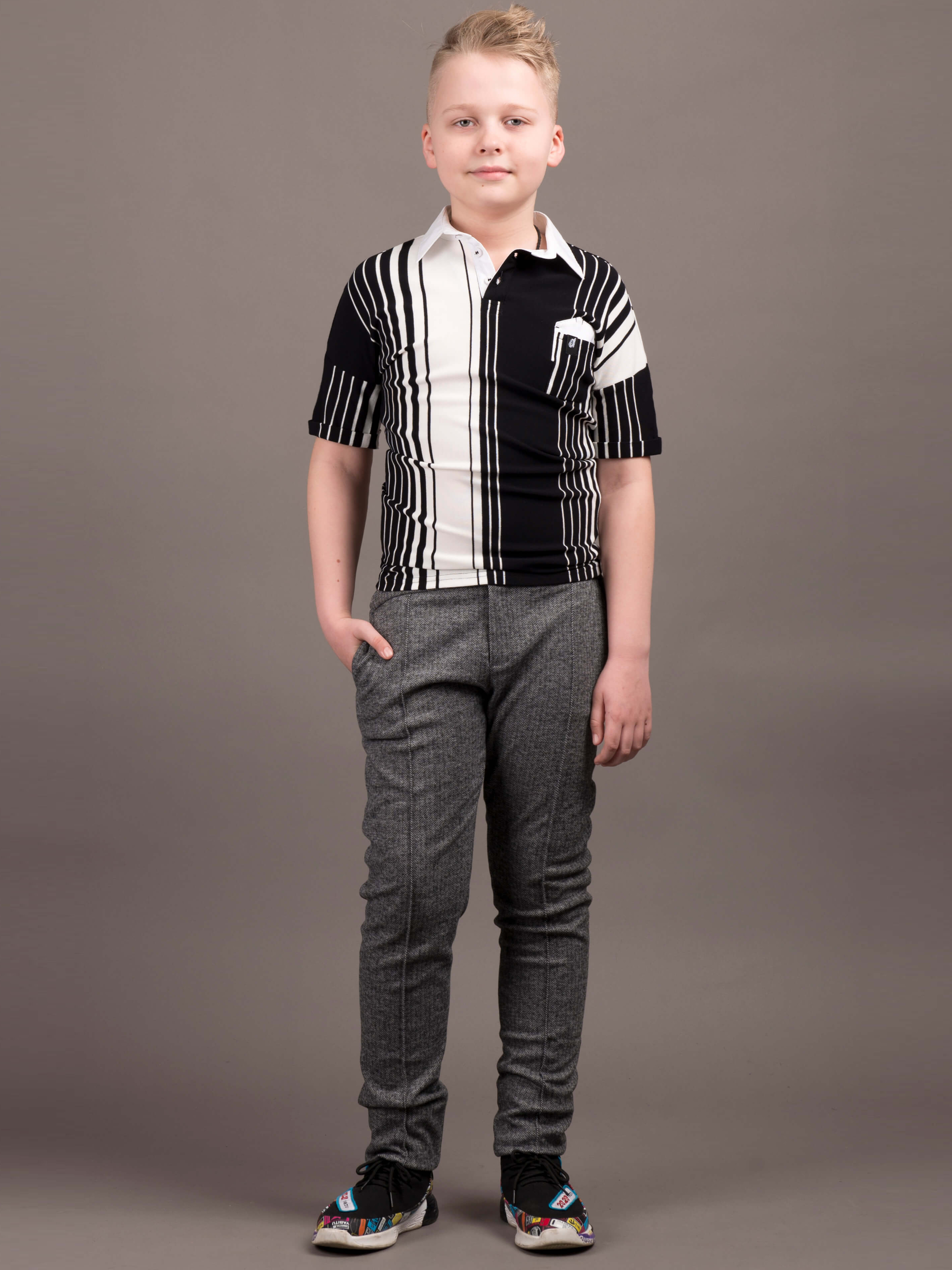 

Футболка ANDRE TAN Kids K20119P 134 см Белая