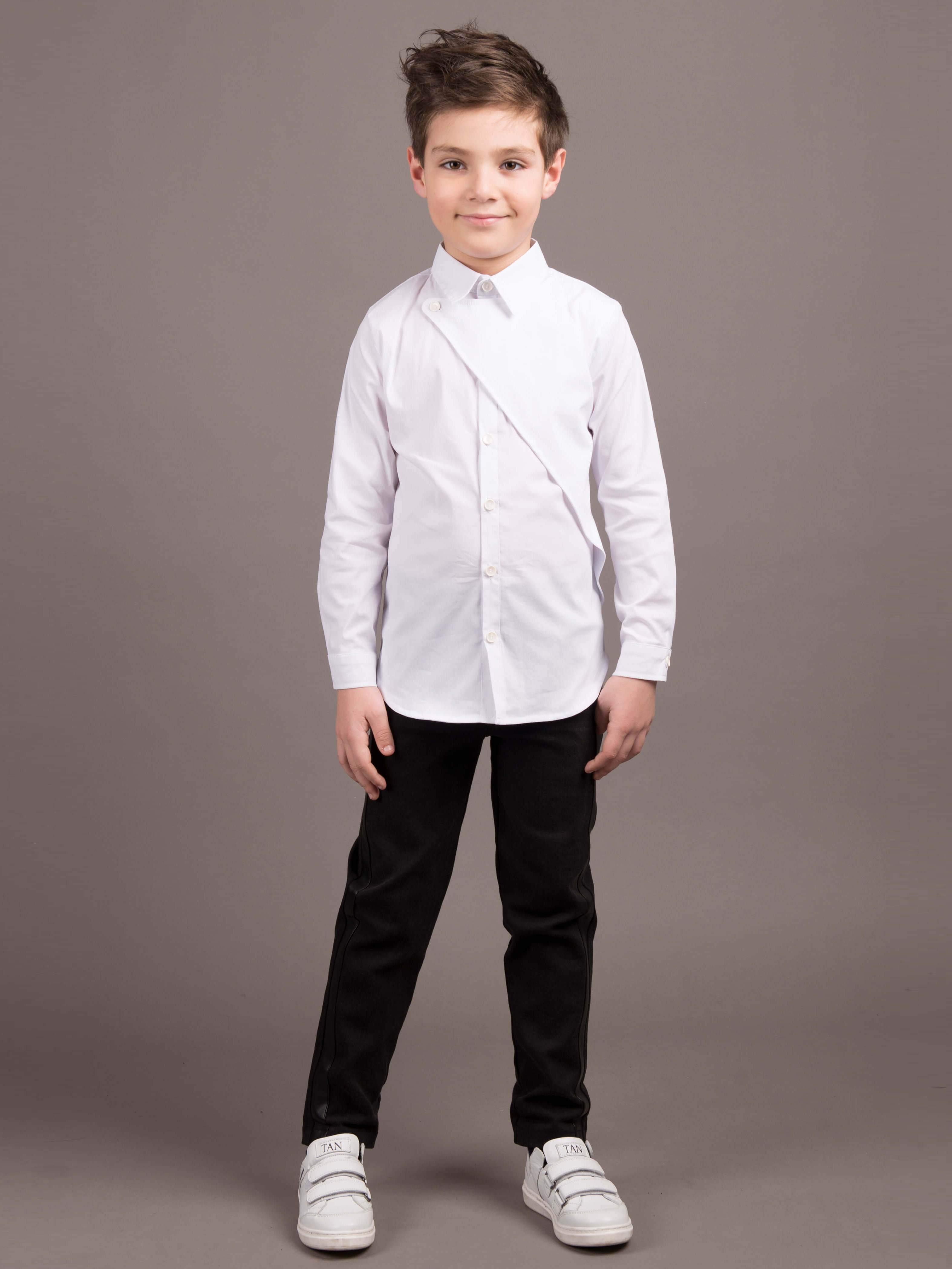 

Рубашка ANDRE TAN Kids K30027P 146-152 см Белая (7771000090324)