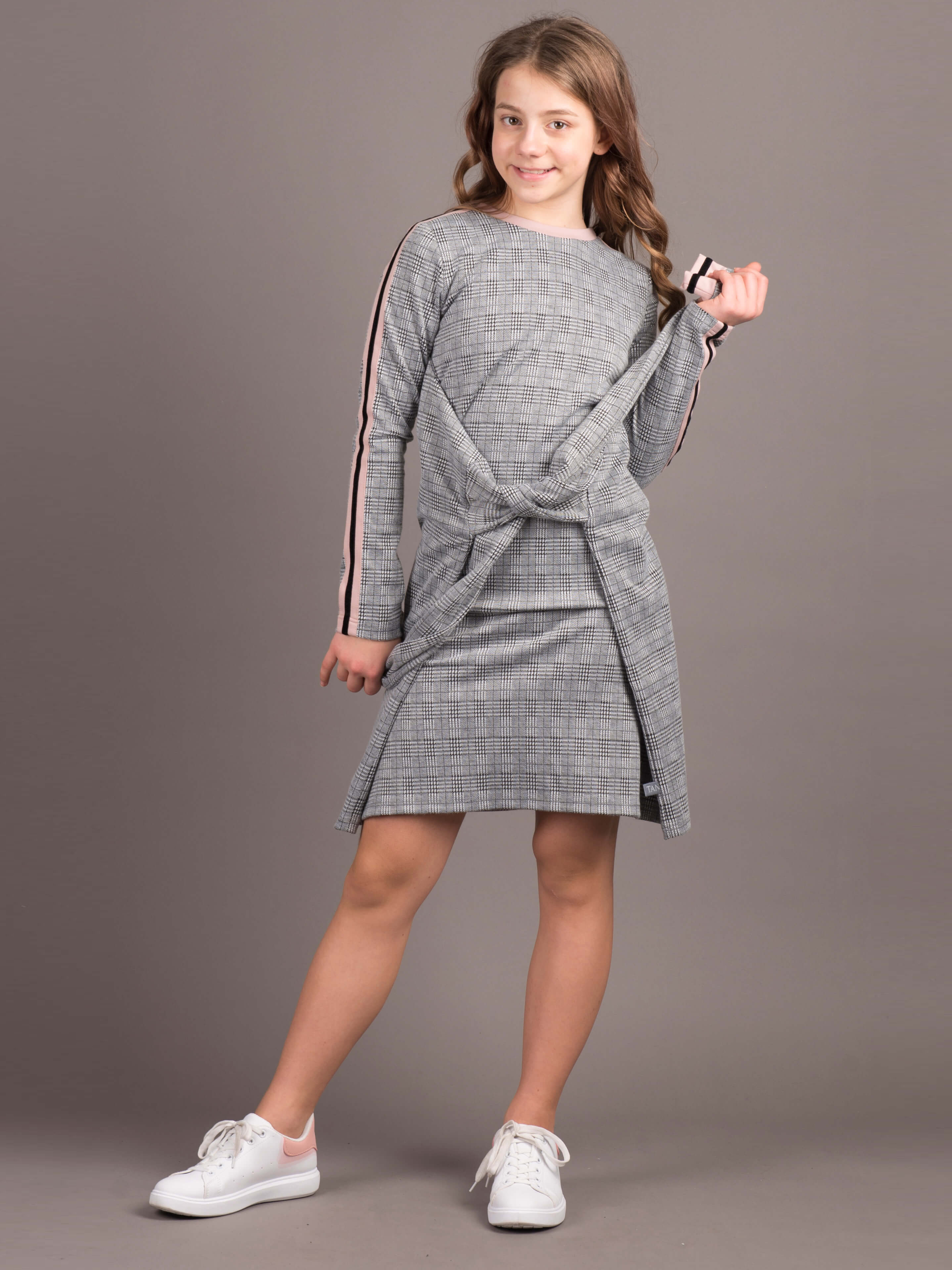 

Платье ANDRE TAN Kids K30064P 134-140 см Серое