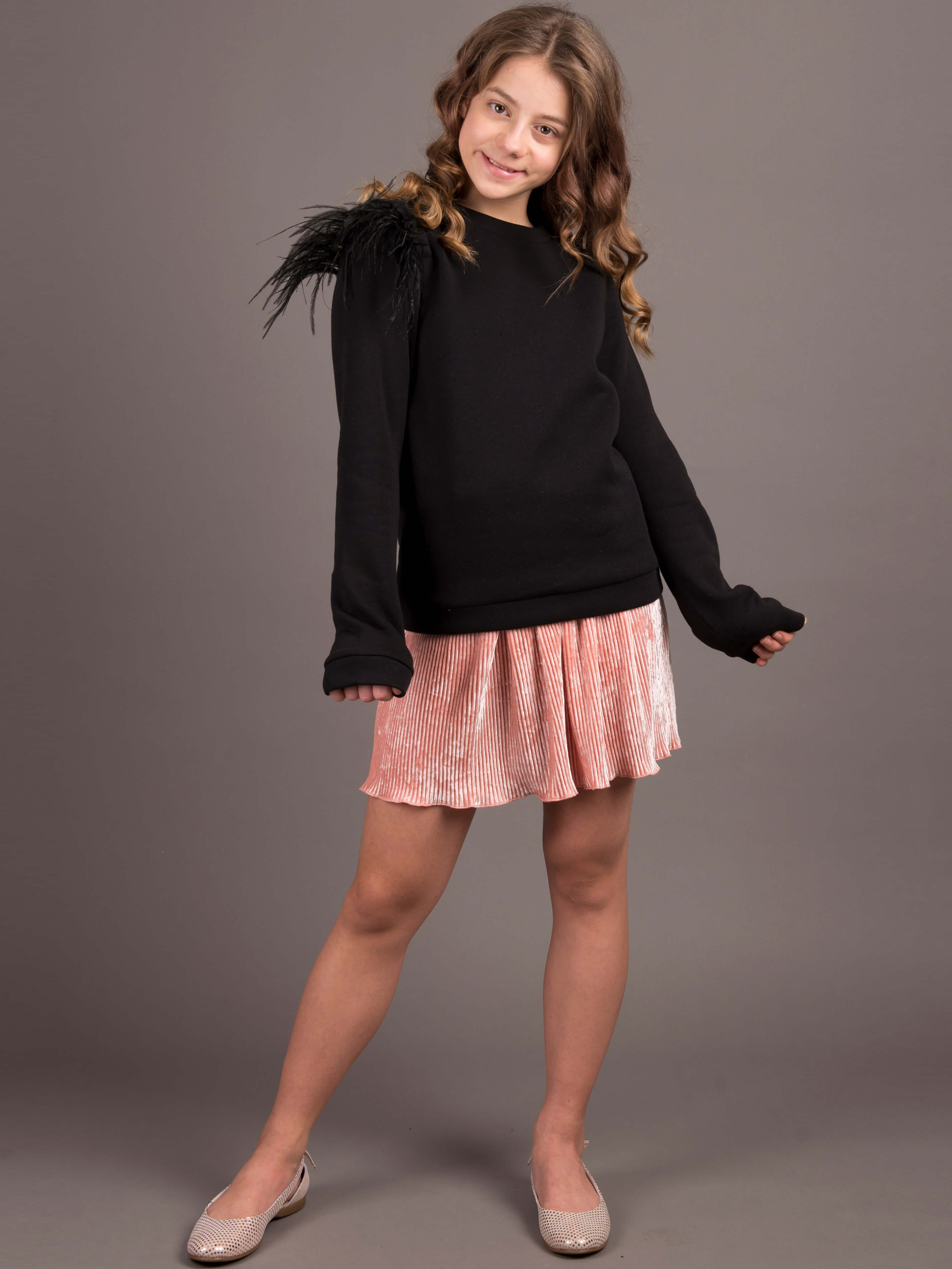

Свитшот ANDRE TAN Kids K30077P 110-116 см Черный