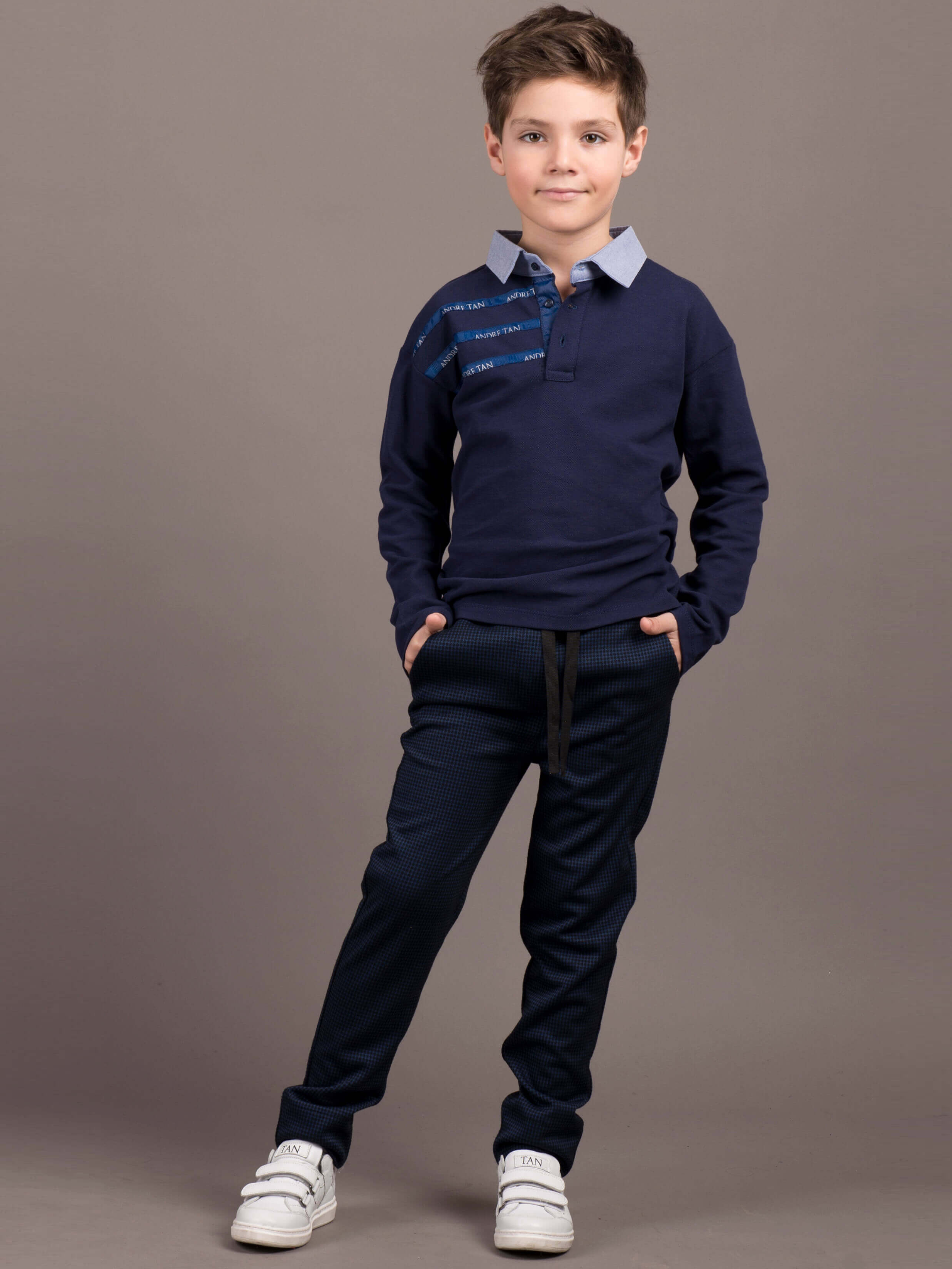 

Поло ANDRE TAN Kids K30123P 140 см Темно-синее