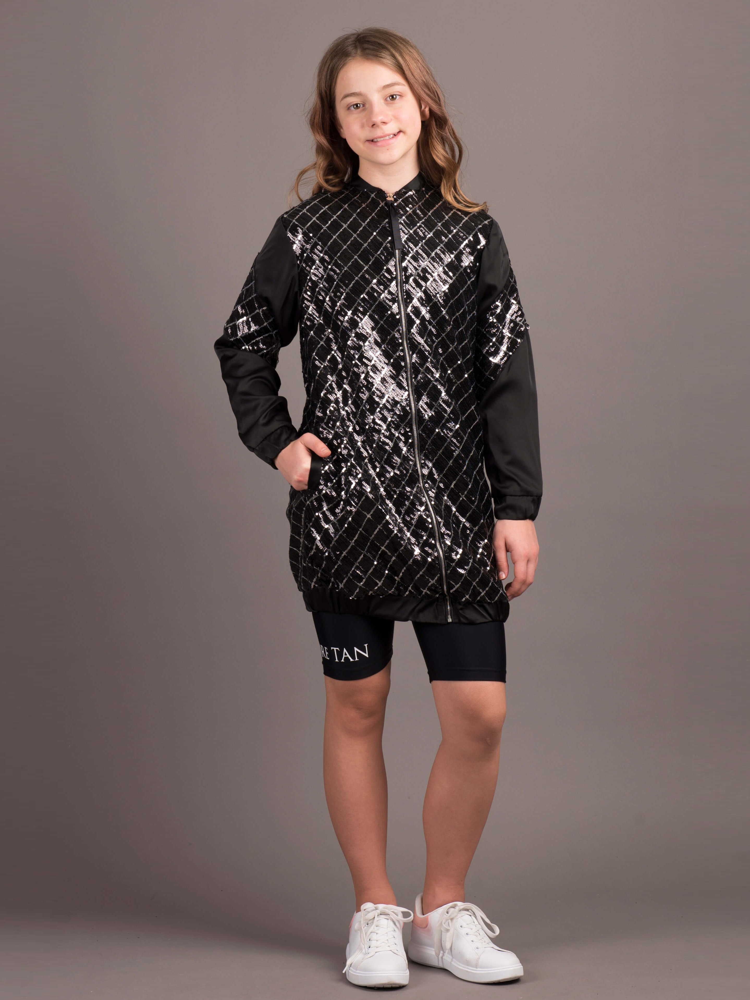 

Куртка-бомбер ANDRE TAN Kids K40009P 152-158 см Черно-белый
