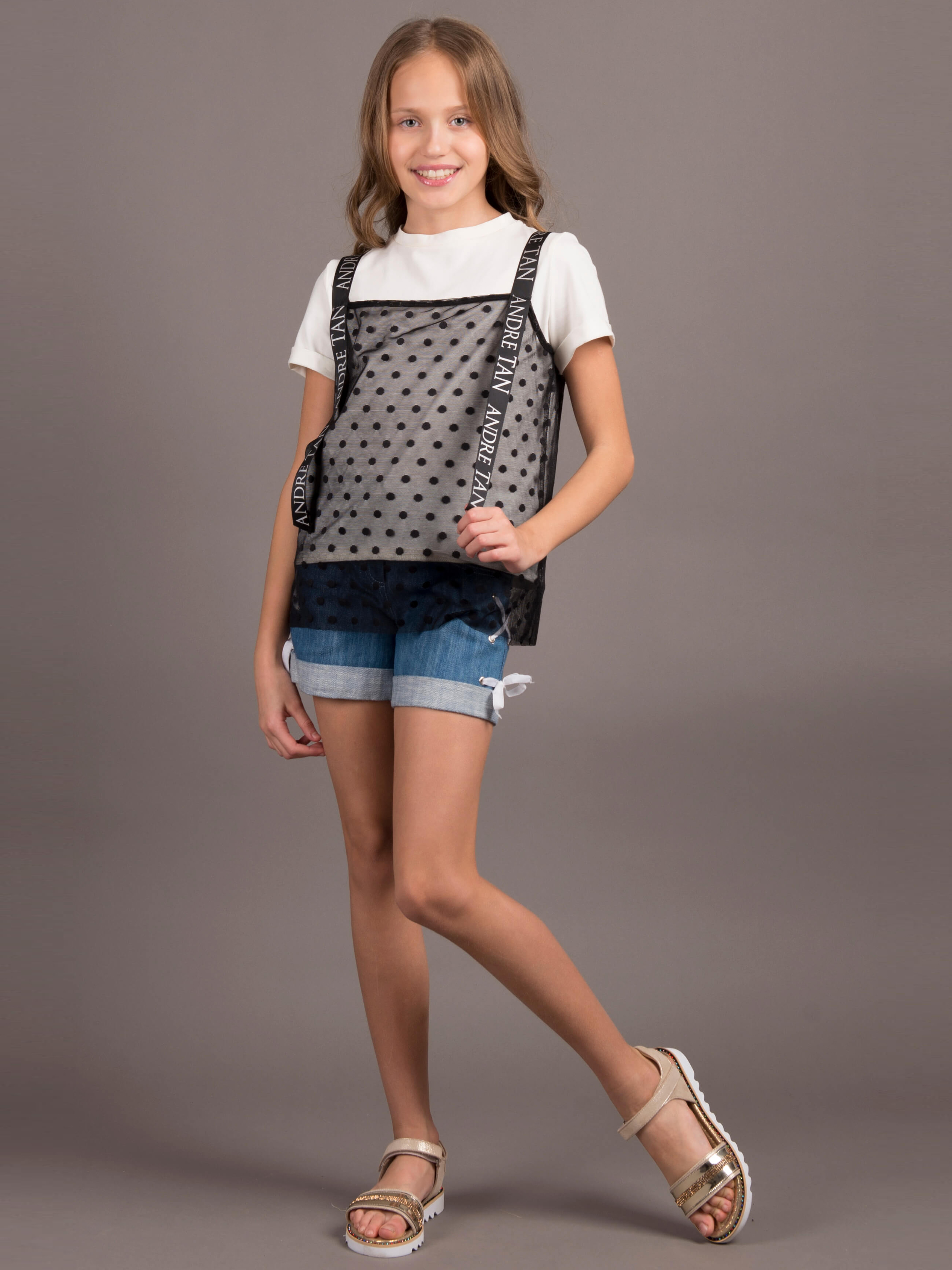 

Футболка ANDRE TAN Kids K40055 122-128 см Белая