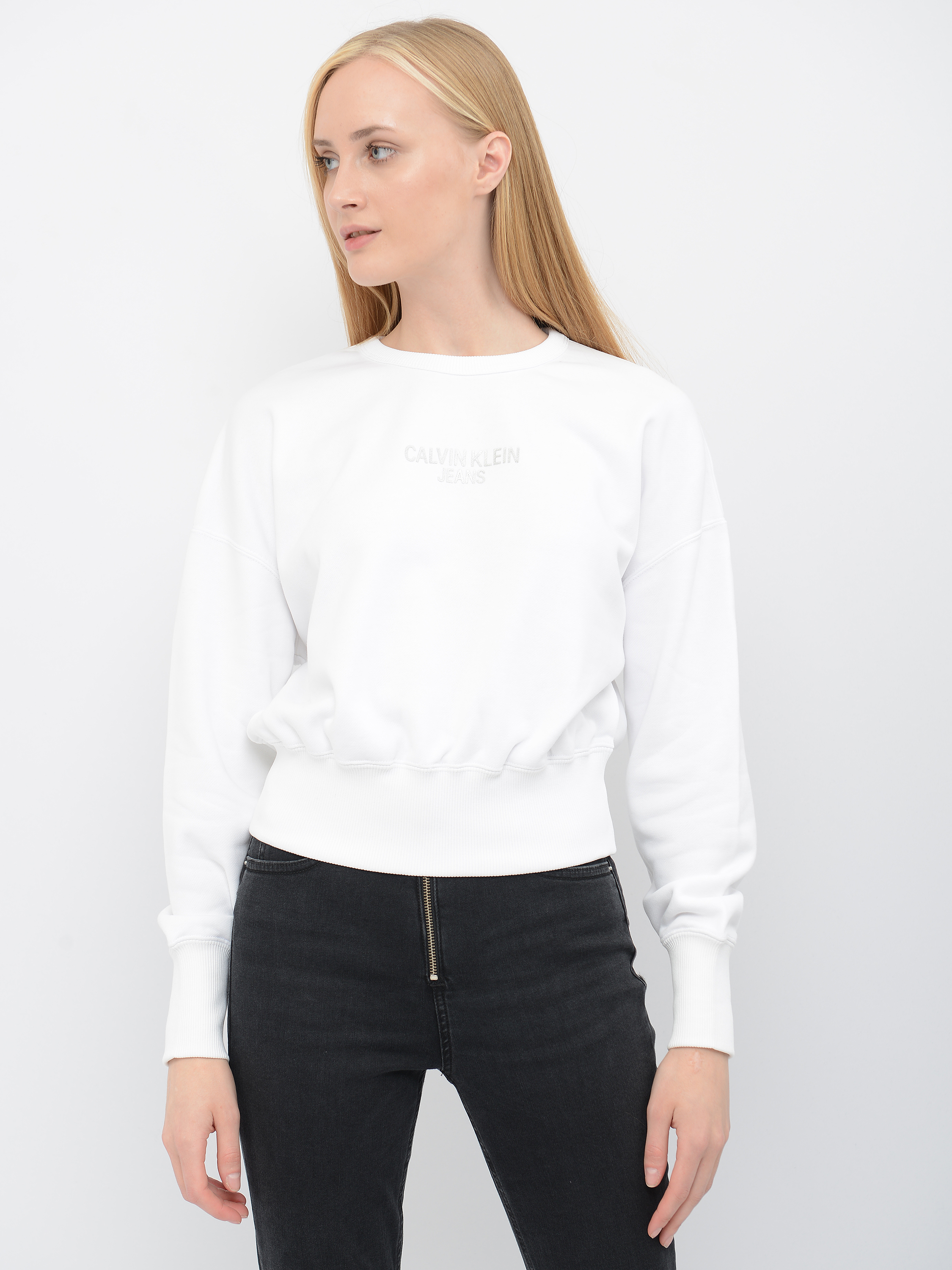

Свитшот Calvin Klein Jeans Institutional Back Logo Cn J20J214431-YAF0 L Bright White