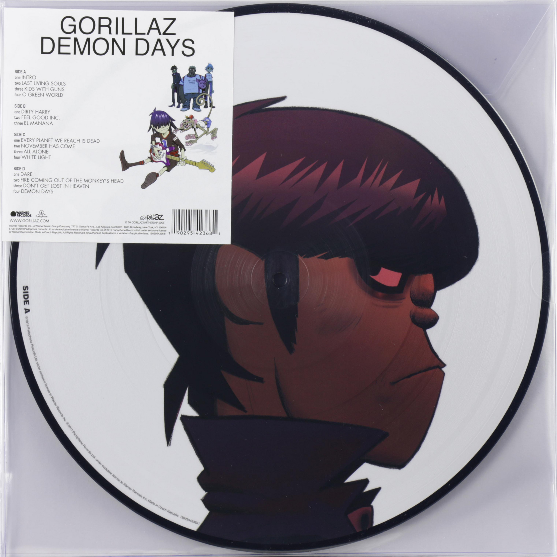 

Виниловая пластинка GORILLAZ DEMON DAYS - PICTURE DISC (EAN 0190295423681)