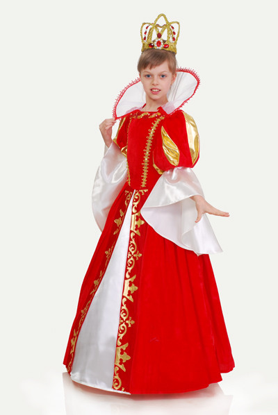 

Карнавальный костюм Балаган королевы для девочки 146-152