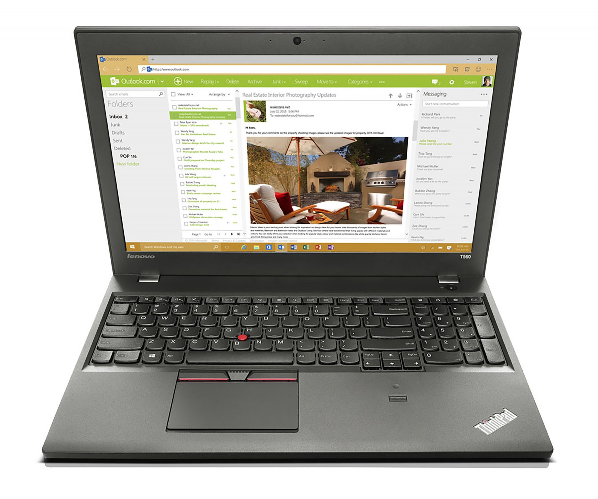 Ноутбук Lenovo Thinkpad T560 (i7-6600u / 8GB / SSD 128GB) б/у – низкие ...