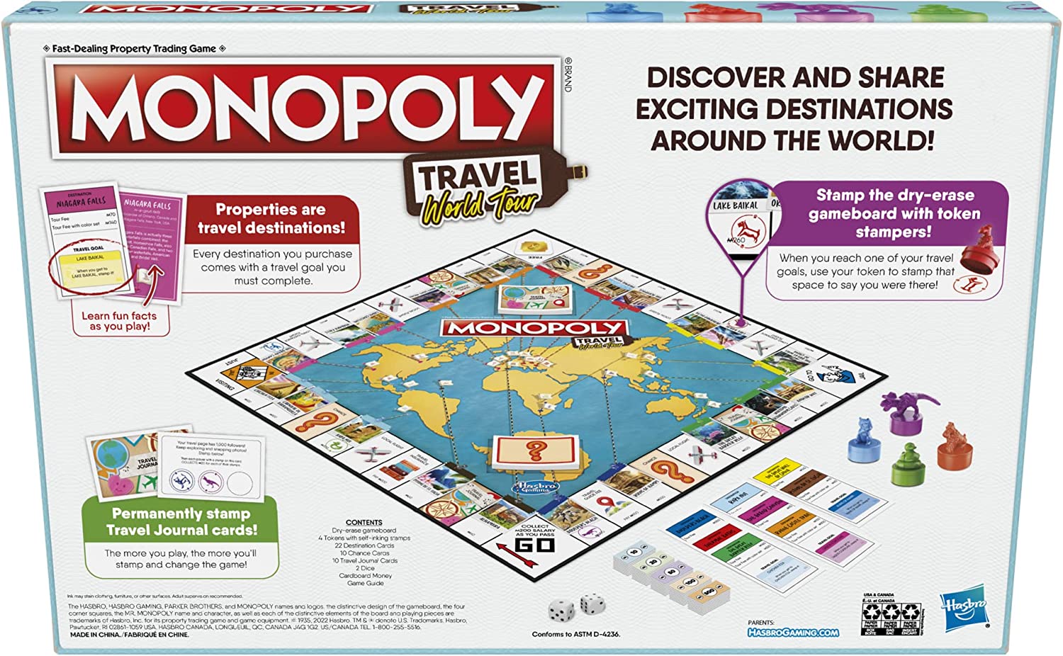 Настольная Игра Монополия Мировое Путешествие на Английском Языке Monopoly  World Tour Hasbro F4007 – фото, отзывы, характеристики в интернет-магазине  ROZETKA от продавца: ActionToyStore | Купить в Украине: Киеве, Харькове,  Днепре, Одессе, Запорожье,