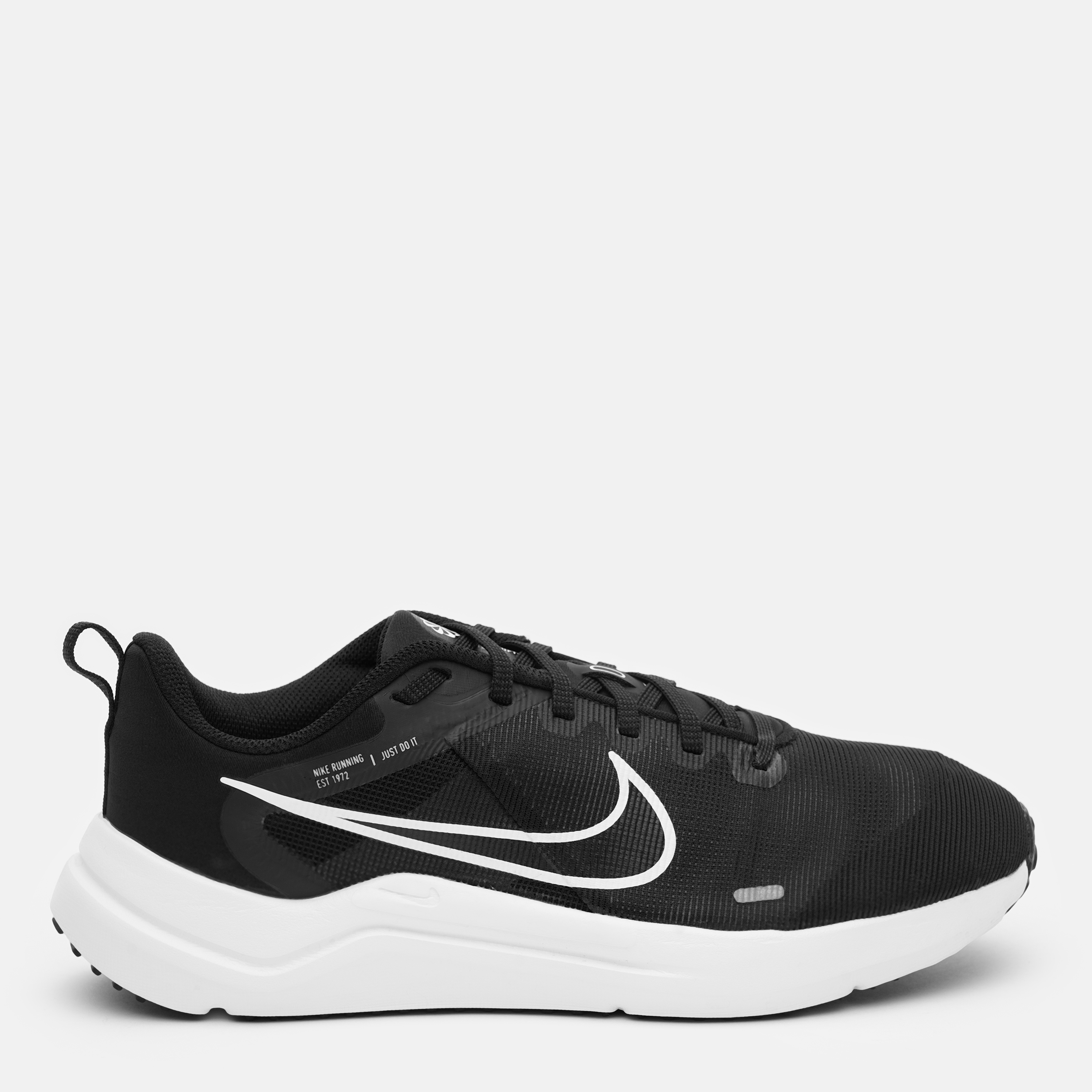 Акція на Чоловічі кросівки для бігу Nike Downshifter 12 DD9293-001 44 (10) 28 см Чорні від Rozetka