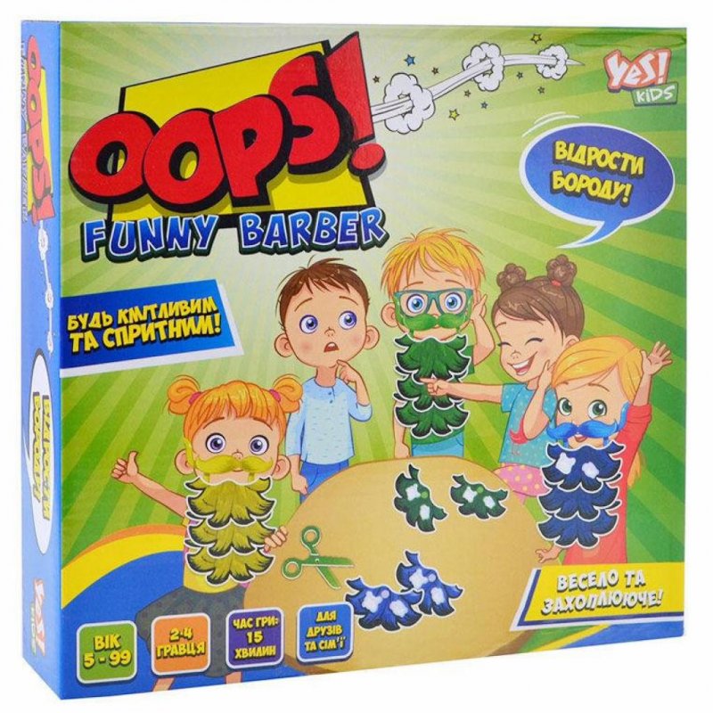 

Настольная игра Yes Kids Oops! Отрасти бороду! (953761)