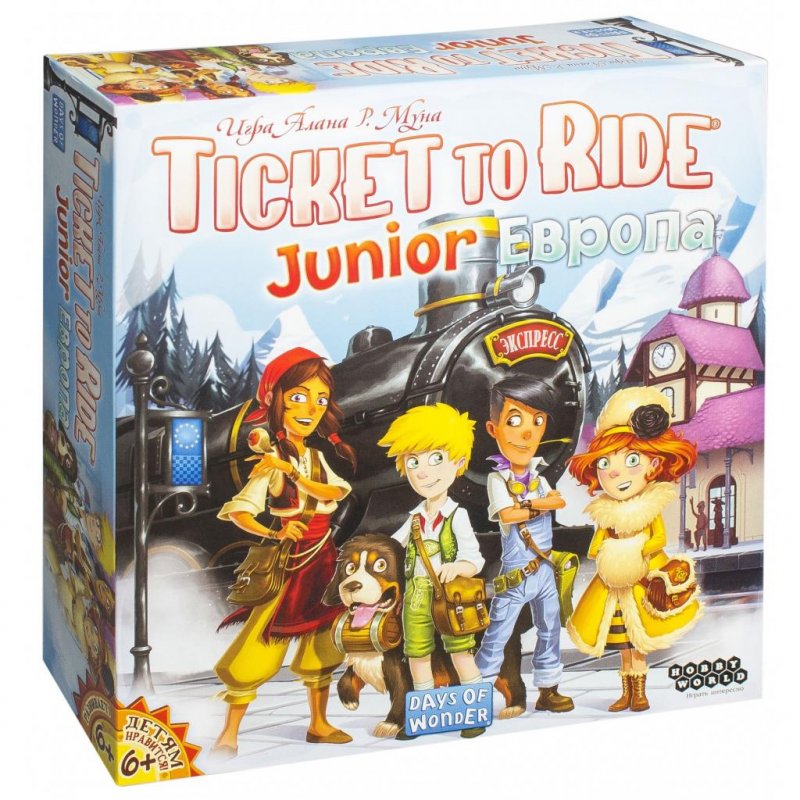 

Настольная игра Hobby World Ticket to Ride Junior: Європа 6+ (1867)