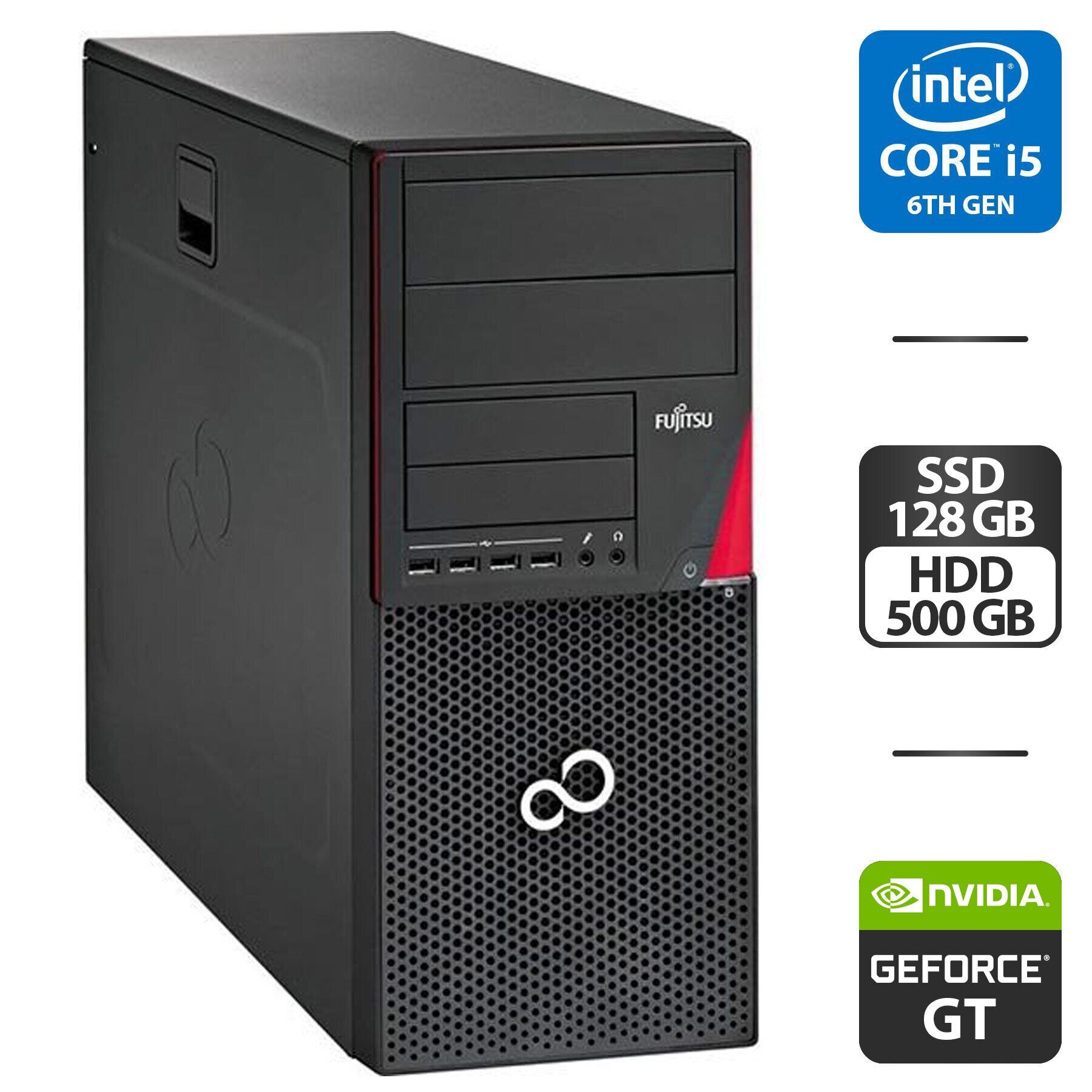 Компьютер Fujitsu Esprimo P756 E90+ Tower / Core i56400 (4 ядра по 2.73.3GHz) / 8GB DDR4