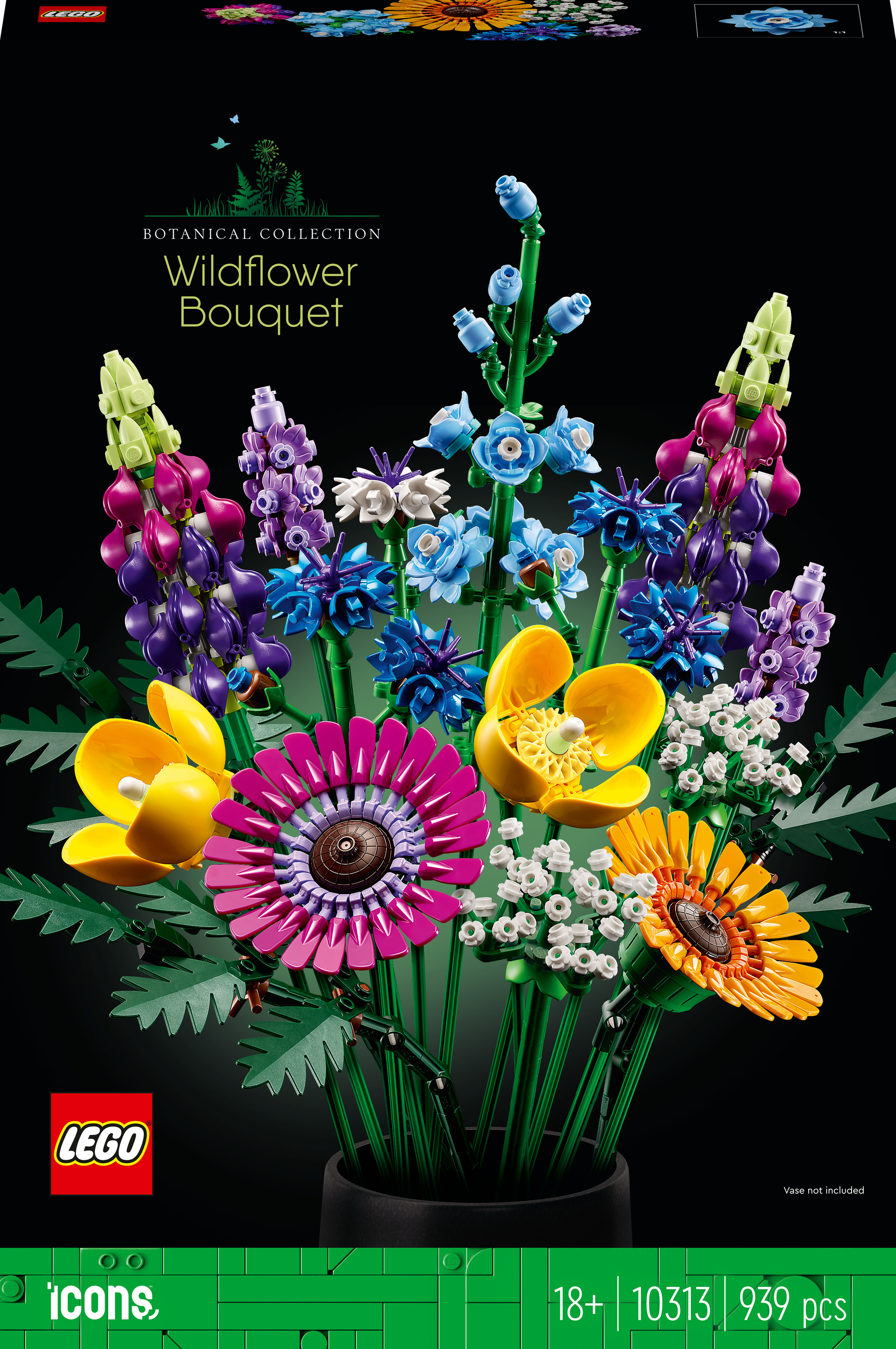 Конструктор LEGO Botanicals Букет польових квітів 939 деталей