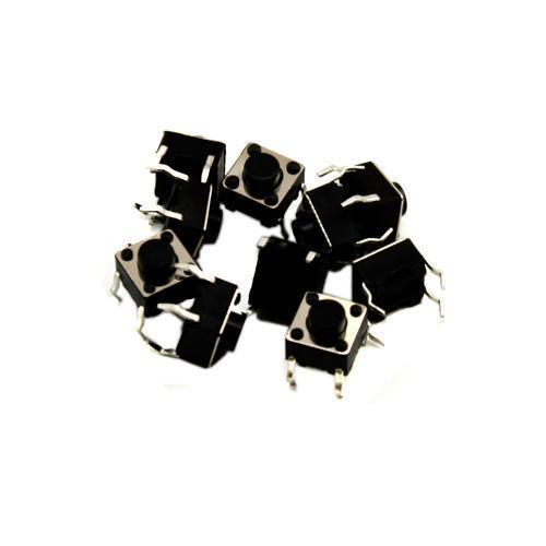 Кнопка тактовая, микрик 100шт, DIP 4 контакта, 6x6x5мм – низкие цены ...