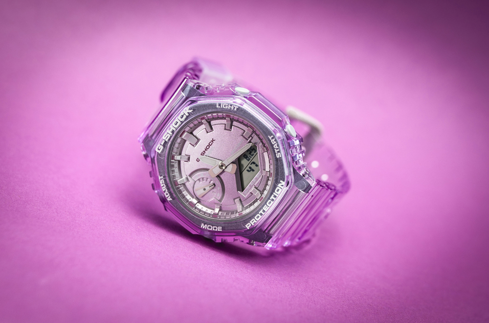 Женские часы с комбинированным циферблатом Casio GMA-S2100SK-4AER ...