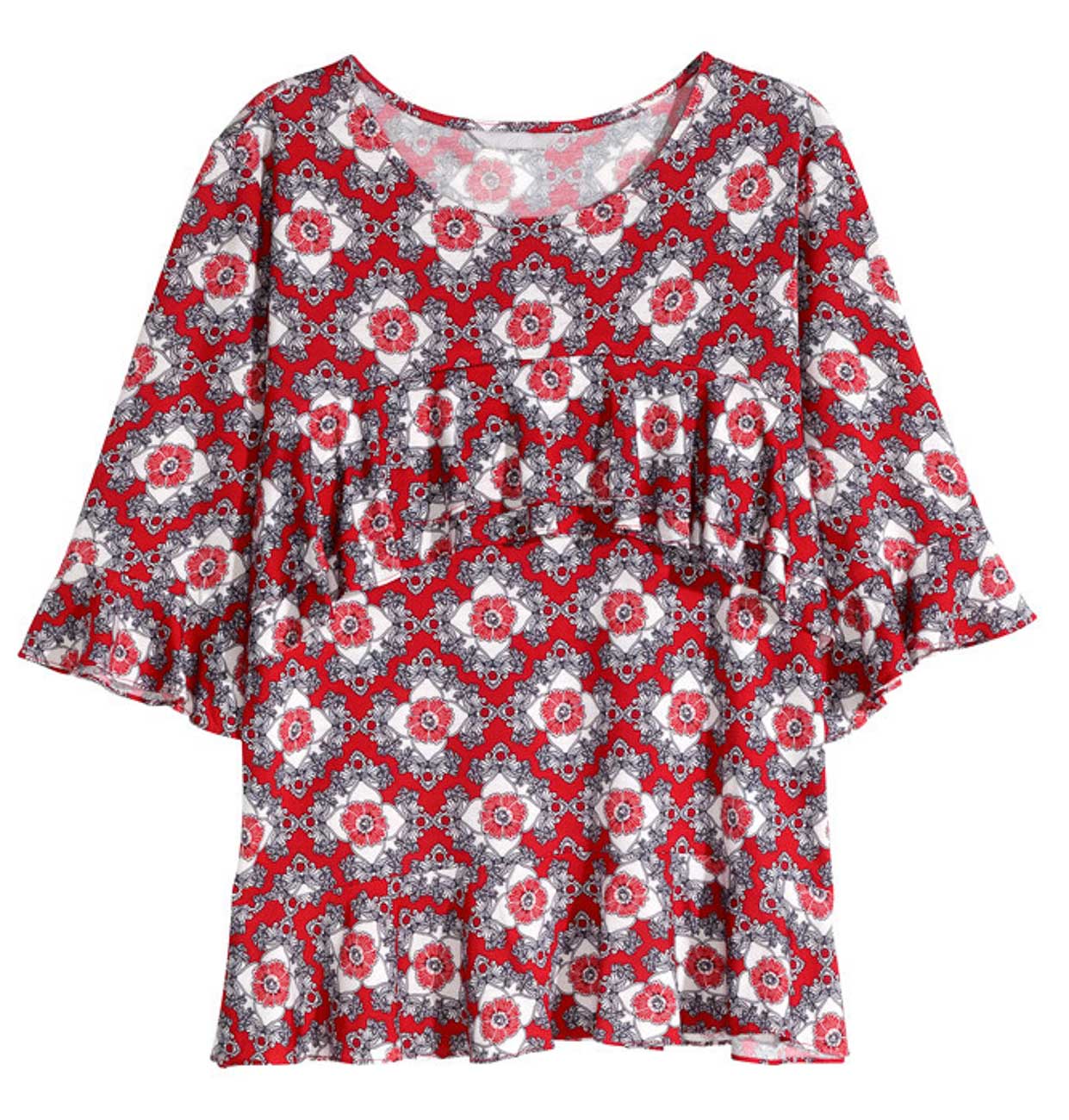 

Блуза H&M Ж1043376 цвет красный M