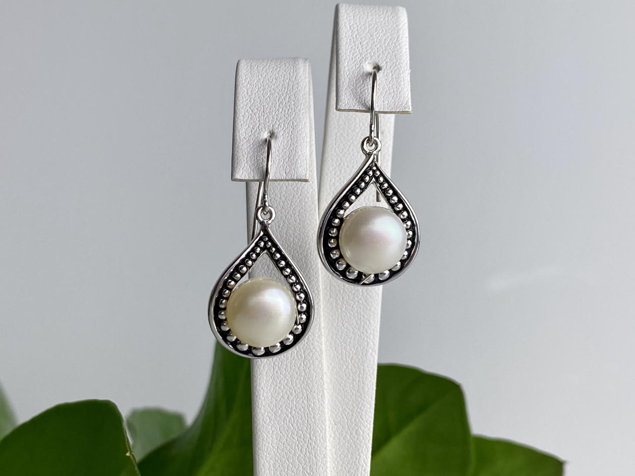 

Серебряные серьги с жемчугом Винтаж Sky Jewelry