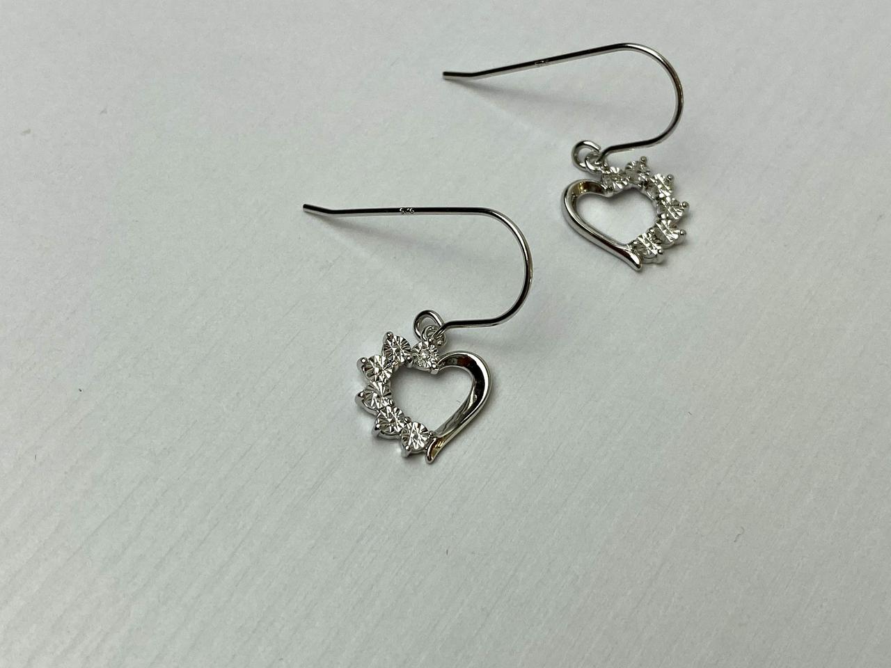 

Серьги Из Серебра Сердце Sky Jewelry 7655