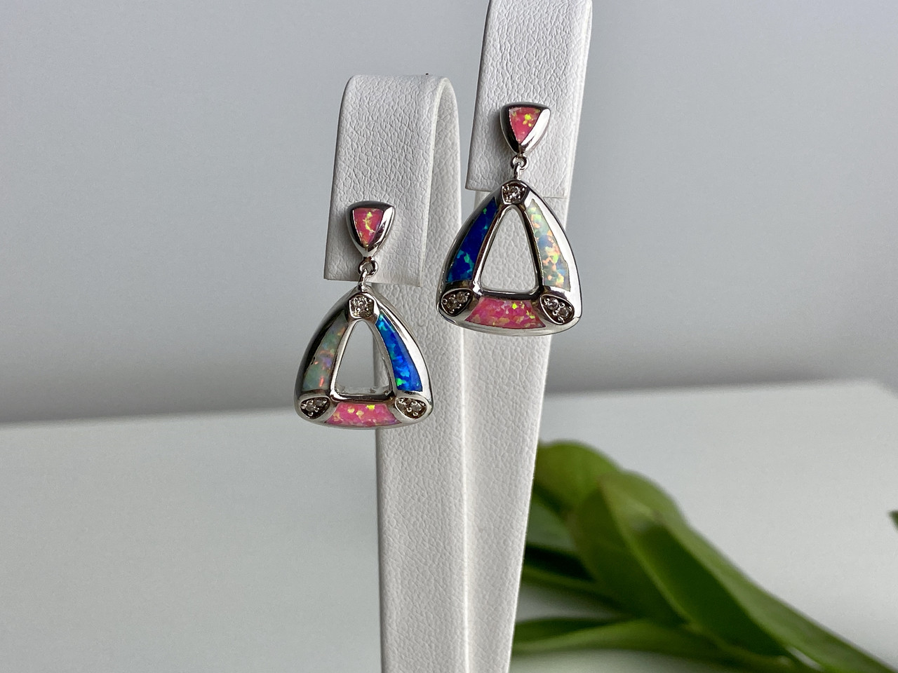 

Серьги из серебра с Опалом И Фианитами Уникальность Sky Jewelry 2627 (987о)