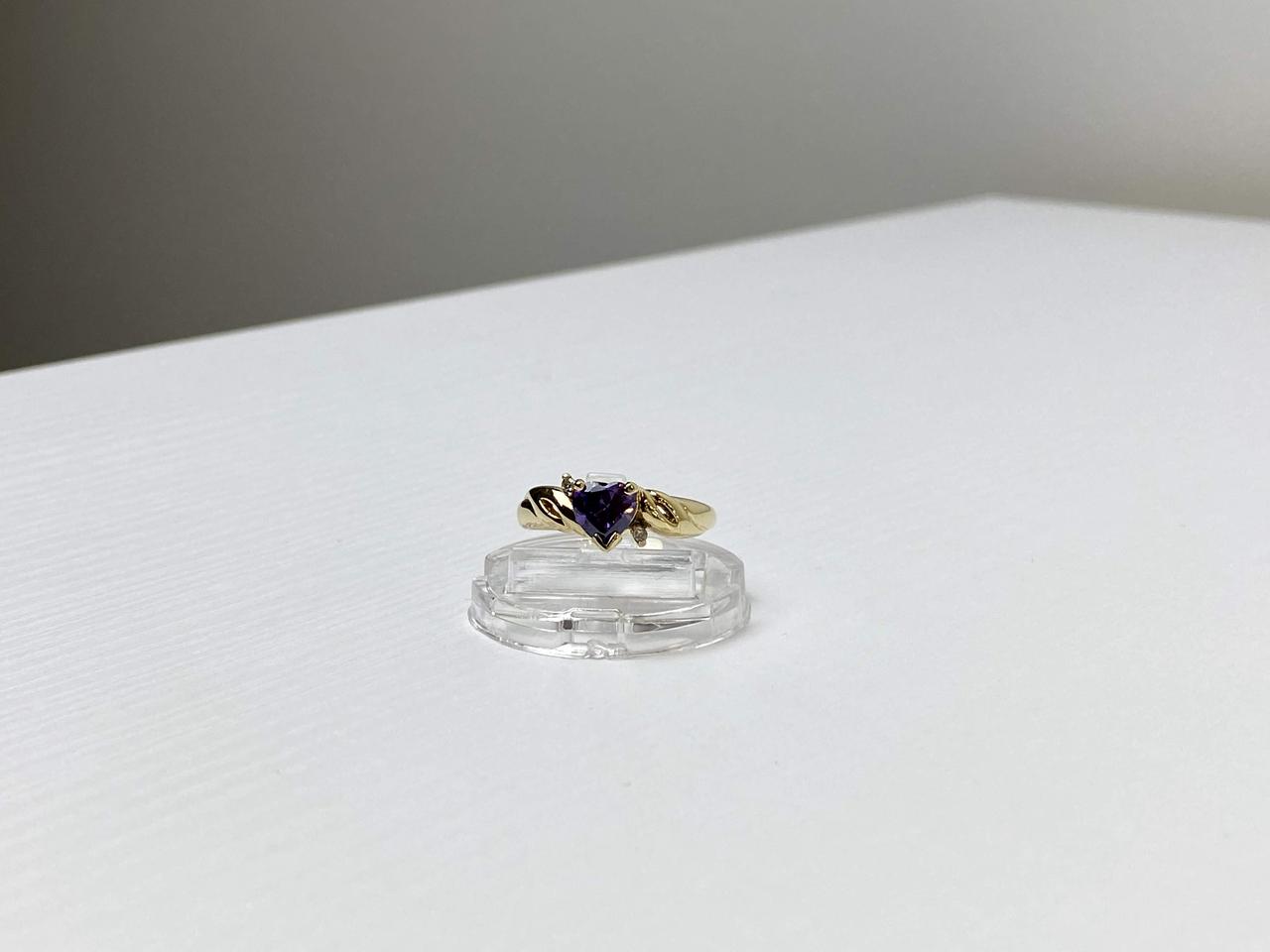 

Золотое кольцо с Аметистом И Бриллиантами Сердце Аметиста Sky Jewelry 2526 17