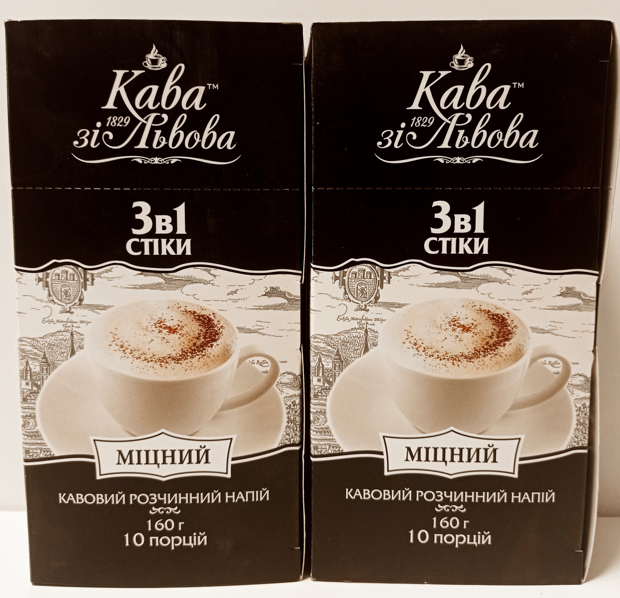 Купить Упаковка кофейного растворимого напитка 3 в 1 Крепкий в стиках ...
