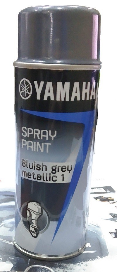 

Краска лодочного мотора SPRAY PAINT BLUISH GREY METAL1 400ml YAMAHA (YMM30400GM10)