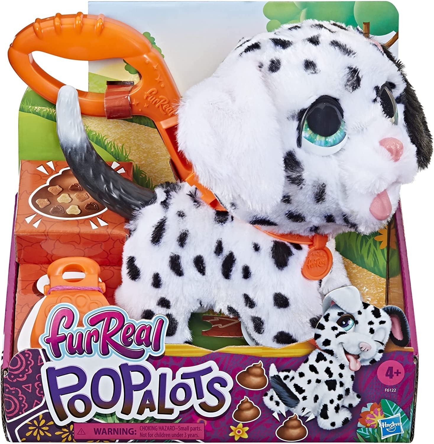 Интерактивная игрушка Hasbro Щенок Далматинец на поводке с кормом Hasbro  FurReal Friends Poopalots Big Wags Dalmatian( F6122) – фото, отзывы,  характеристики в интернет-магазине ROZETKA от продавца: HIT TOY | Купить в  Украине: