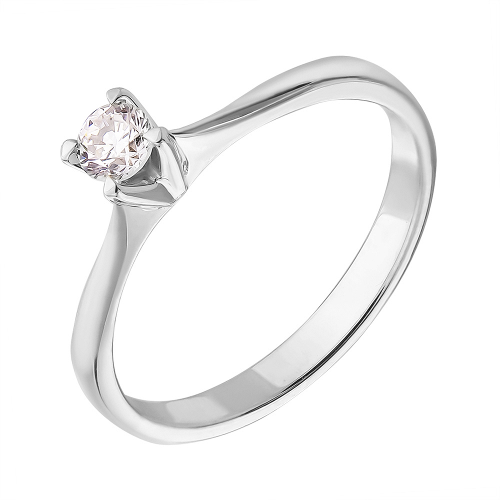 

Кольцо из белого золота с бриллиантом 0,17ct 000034588 16 размера