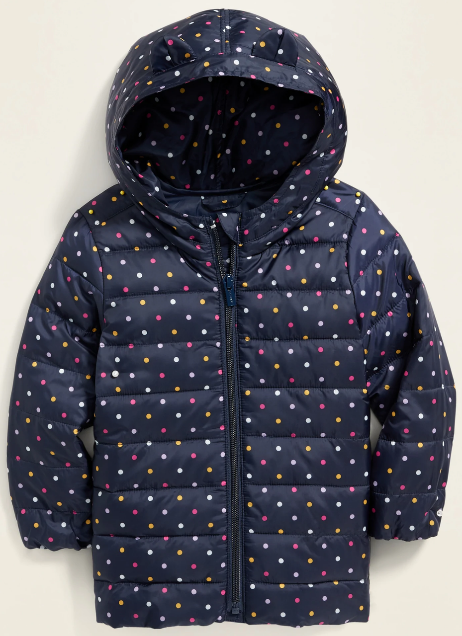 

Куртка Детская Old Navy Демисезонная с Ушками 104 см Синий 500037390568