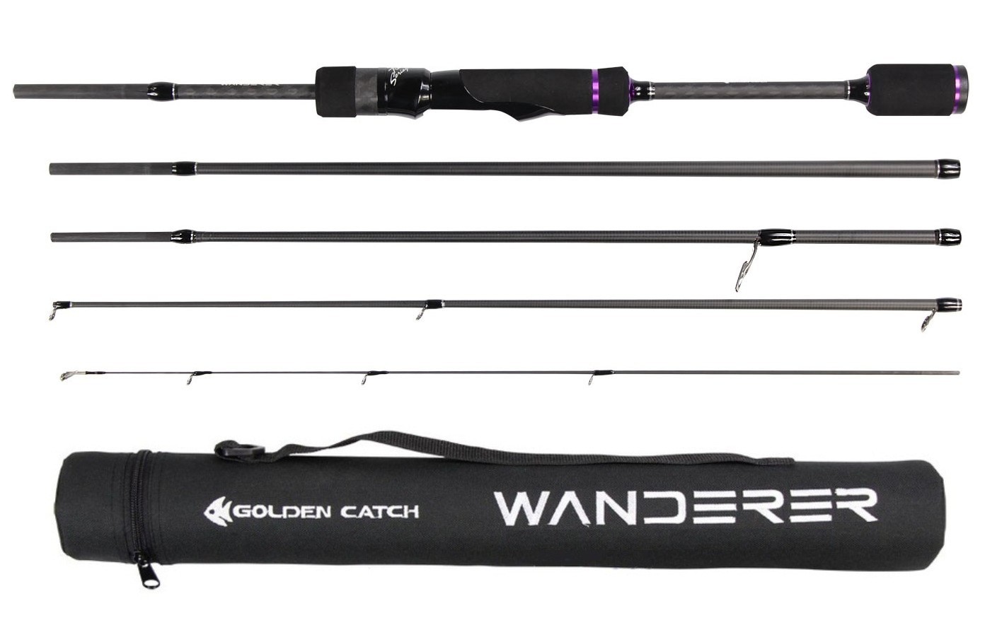 

Спиннинг Golden Catch Wanderer WRS-765LS 2.29 м 2-12 г тубус