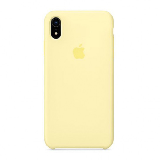 

Чехол Epik Silicone case (AAA) для Apple iPhone XR (6.1") Желтый/Mellow Yellow