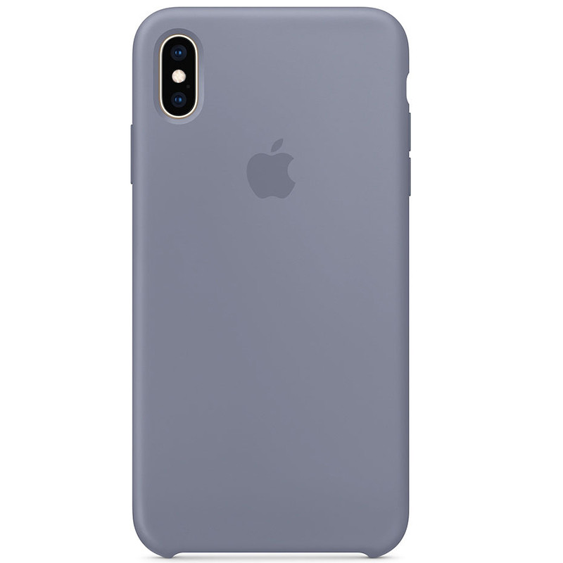 

Чехол Epik Silicone case (AAA) для Apple iPhone XS Max (6.5") Серый/Lavender Gray