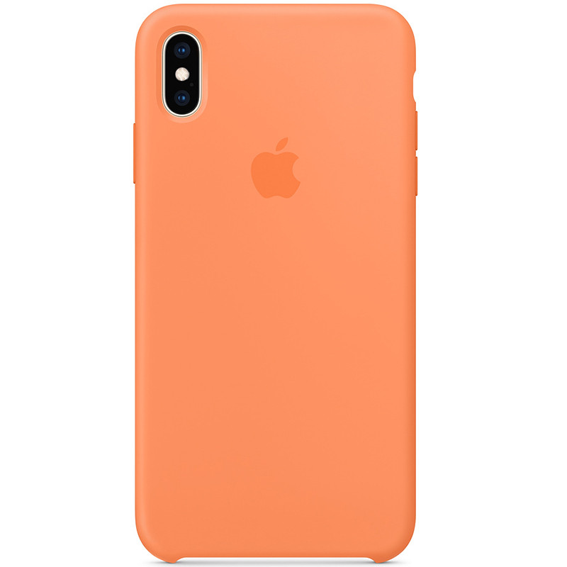 

Чехол Epik Silicone case (AAA) для Apple iPhone X (5.8")/XS (5.8") Оранжевый/Papaya