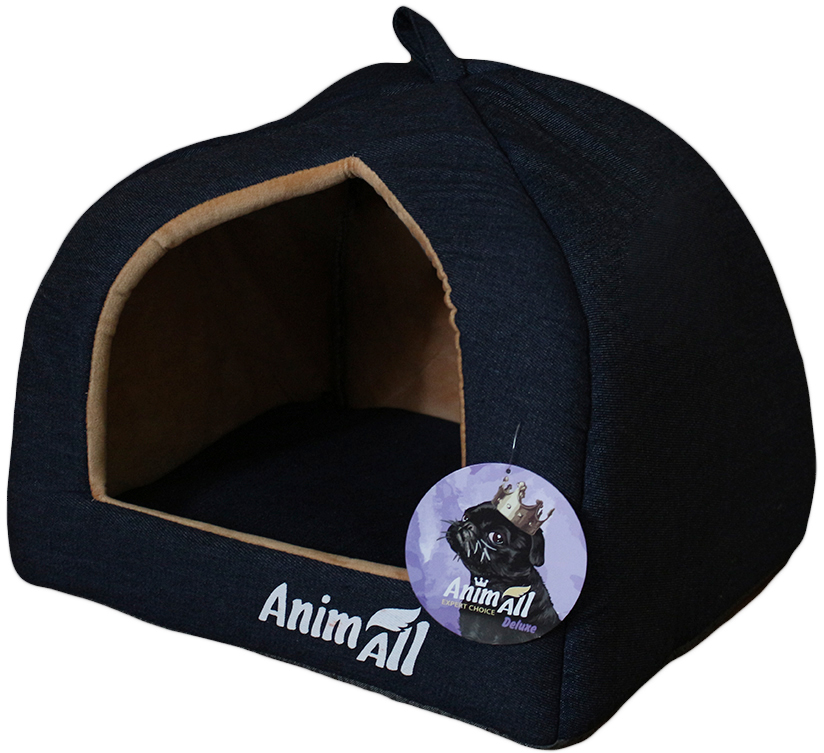 

Домик для собак и кошек AnimAll Ат 0935 Piter S Dark Blue 38 x 38 x 29 см