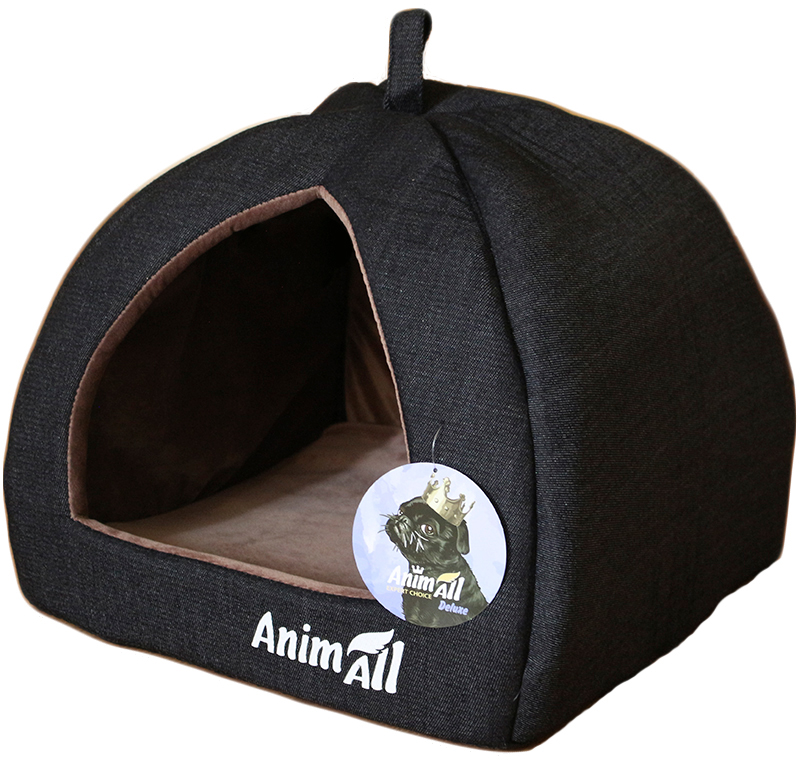 

Домик для собак и кошек AnimAll Ат 0942 Piter S Grey 38 x 38 x 29 см