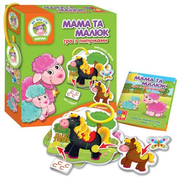 

Игра с липучками "Мама и малыш: Ферма" VT1310-04