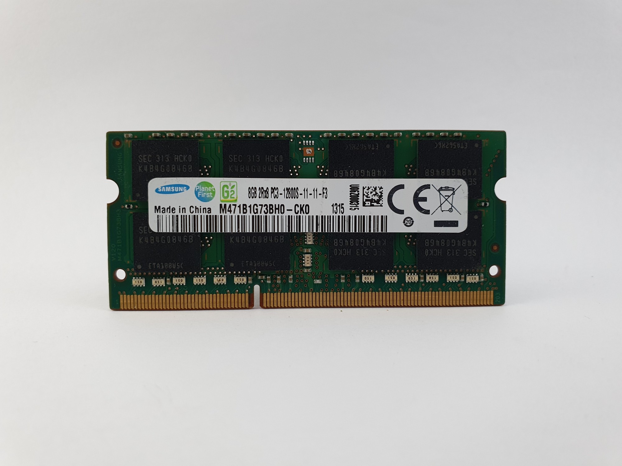 Оперативная память для ноутбука SODIMM Samsung DDR3 8Gb 1600MHz PC3 ...