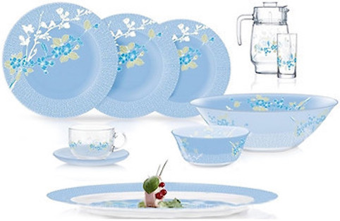 

Сервиз столовый 46 предметов Japanese Blue Luminarc N6262