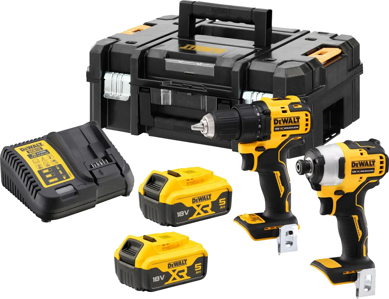 Набор из двух инструментов бесщеточных DeWALT DCK2061P2T – фото, отзывы ...